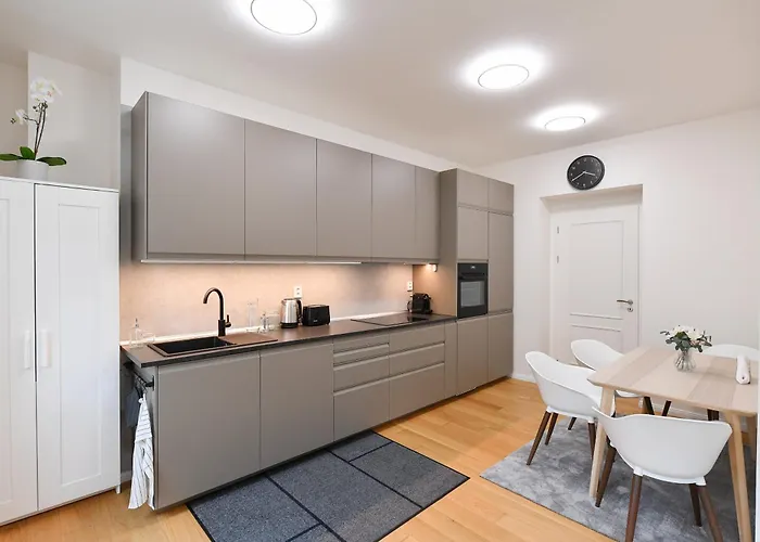 Apartment Luxury Modern With View Prag